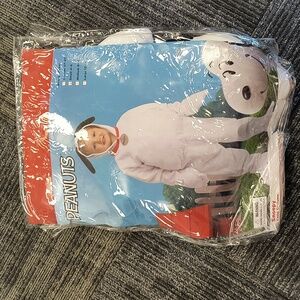 Peanuts Snoopy Kids Costume - White and Black